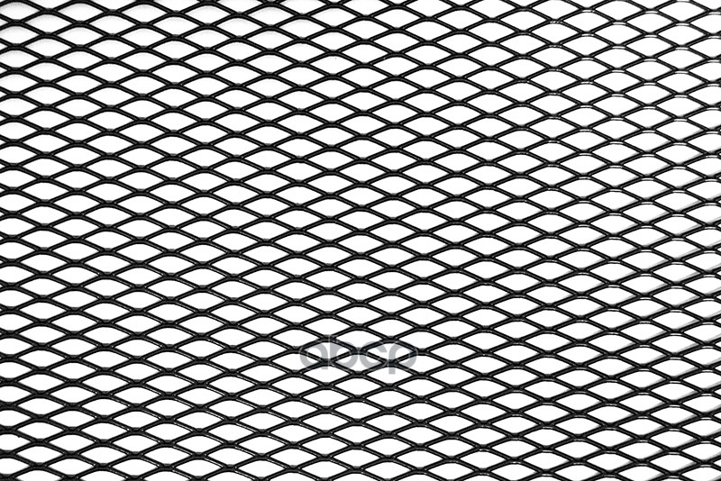 Облицовка радиатора (сетка) алюминий 120 х 20 см черная ячейки 16 х 6 мм DolleX 101470