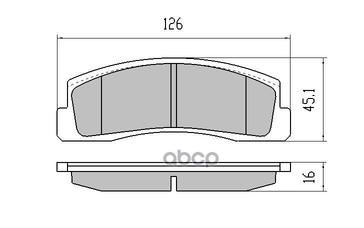 LD002 Колодки тормозные передние BARNETT