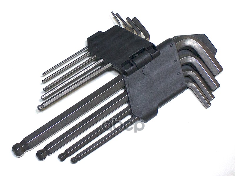 Набор ключей г-образных 1,5-10 мм с шаром L=180 мм Dollex 040697