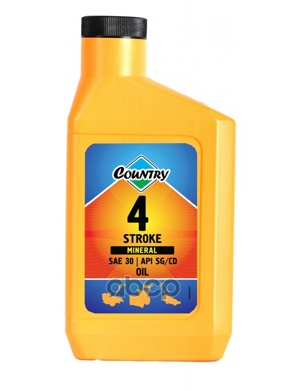 Масло моторное 4T 3Ton Country SG/CD SAE30 минеральное 1 л 40240  2710 Country арт. 40240