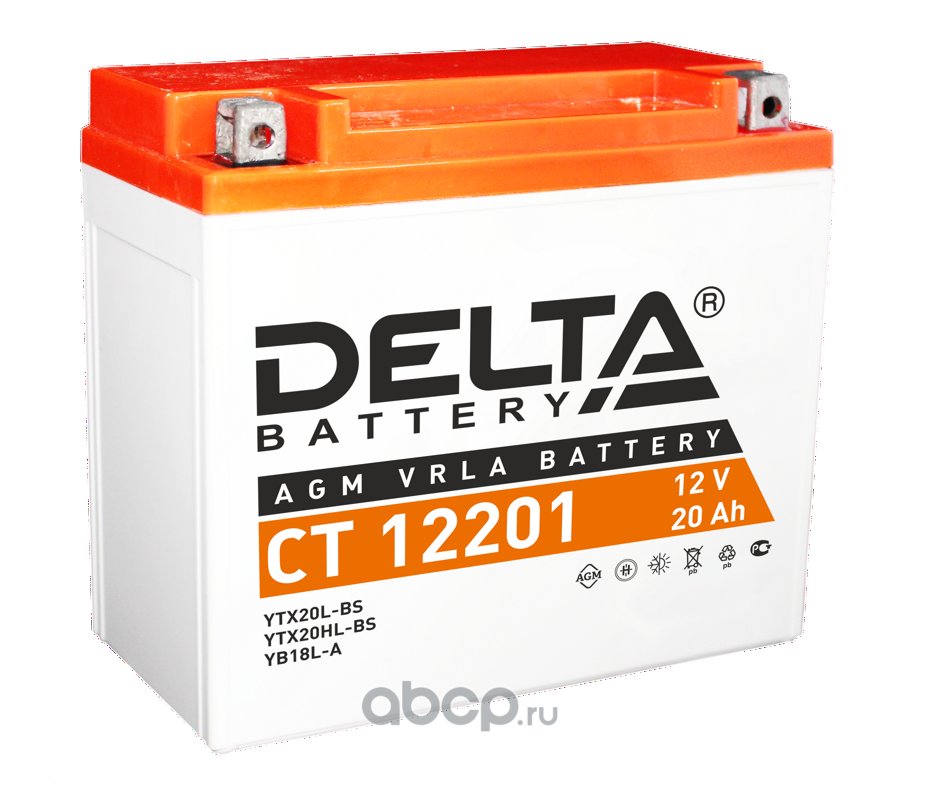 DELTA battery CT12201