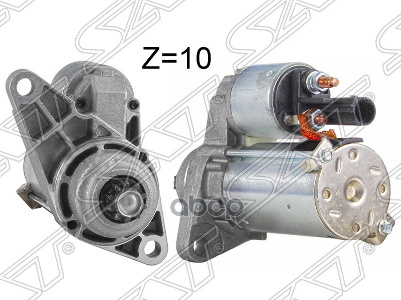 Стартер Audi A3 03-13 / Skoda Octavia 00-13 (1,1 kW/ Z=10/ аналог VALEO (восстановленный)) Sat арт. ST-02T911024K
