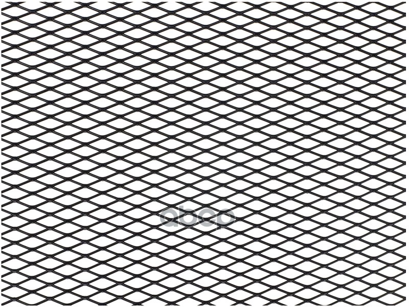 Облицовка радиатора (сетка) алюминий 100 х 30 см черная ячейки 16 х 6 мм DolleX 071276