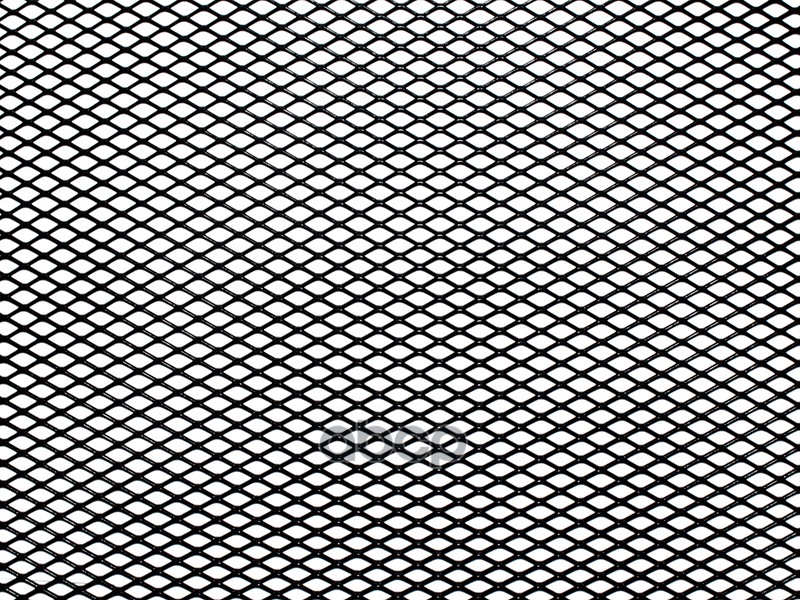 Облицовка радиатора (сетка) алюминий 120 х 30 см черная ячейки 10 х 5,5 мм Dollex 094730