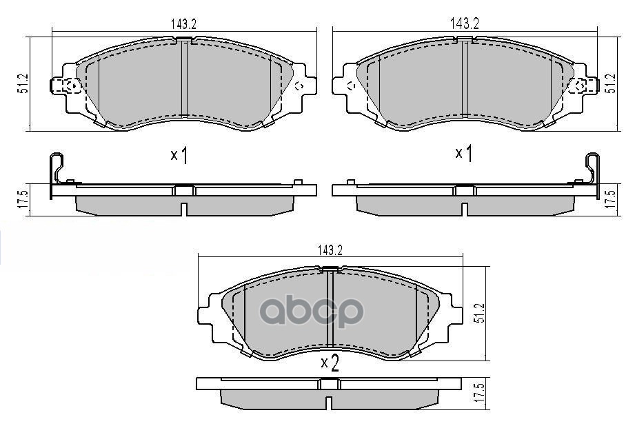 CV002 Колодки тормозные передние BARNETT