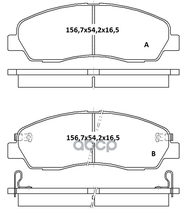 Колодка тормозная ГАЗель Next зад (дисковый тормоз) (к-т) (Dafmi)