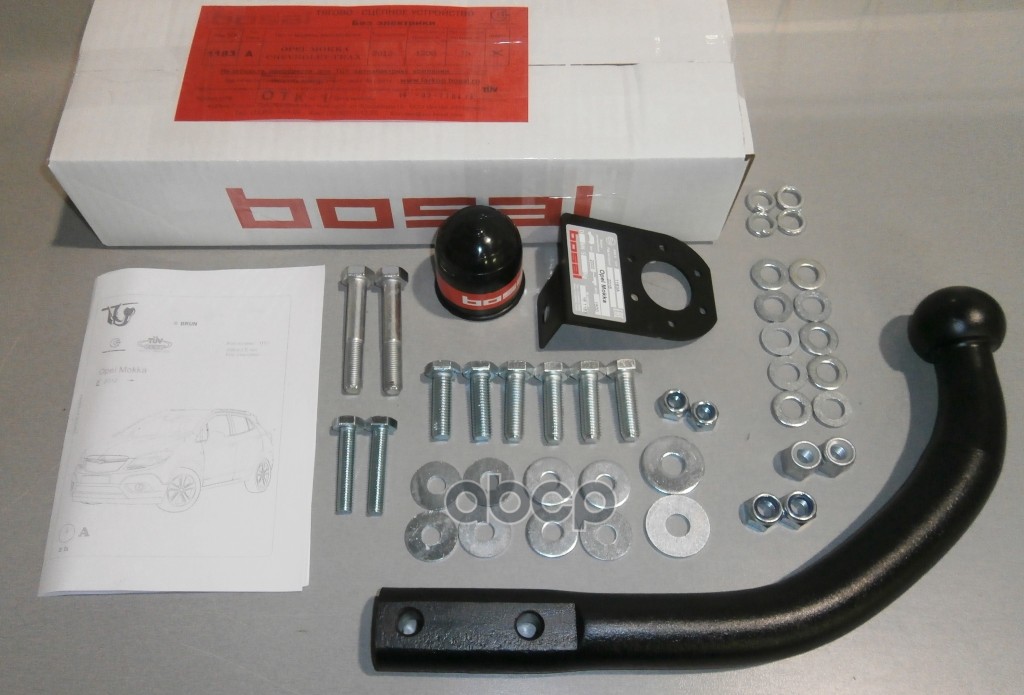 Фаркоп Opel Mokka 2012-2019, Chevrolet Tracker 2013-2015 крепление шара на двух