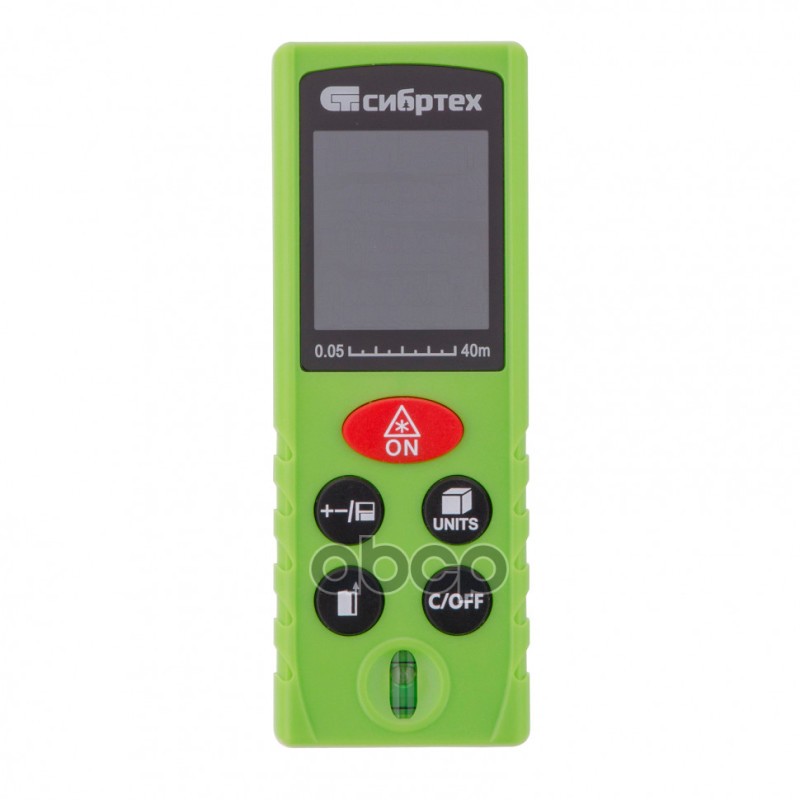 Лазерный дальномер PM-40, 40 м, с пузырьковым уровнем