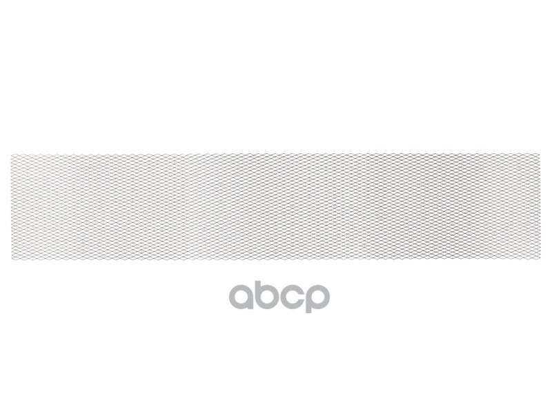 Облицовка радиатора (сетка) алюминий 100 х 30 см серебро ячейки 16 х 6 мм Dollex 071270