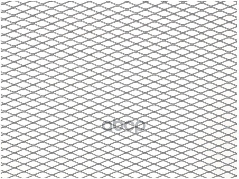 Облицовка радиатора (сетка) алюминий 100 х 30 см серебро ячейки 16 х 6 мм Dollex 071270