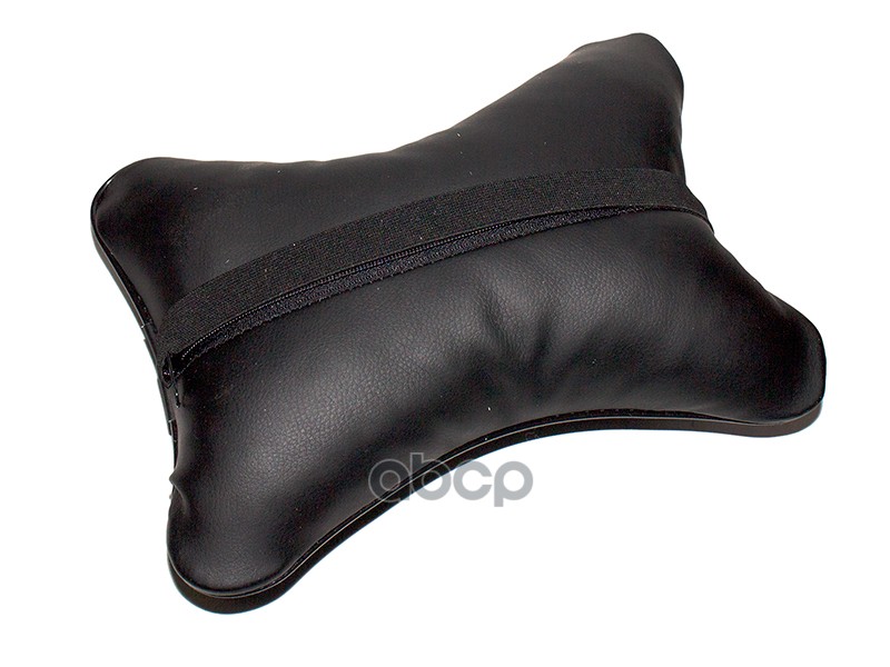 Подушка - подголовник Dollex экокожа черная 30 х 21 см 108692