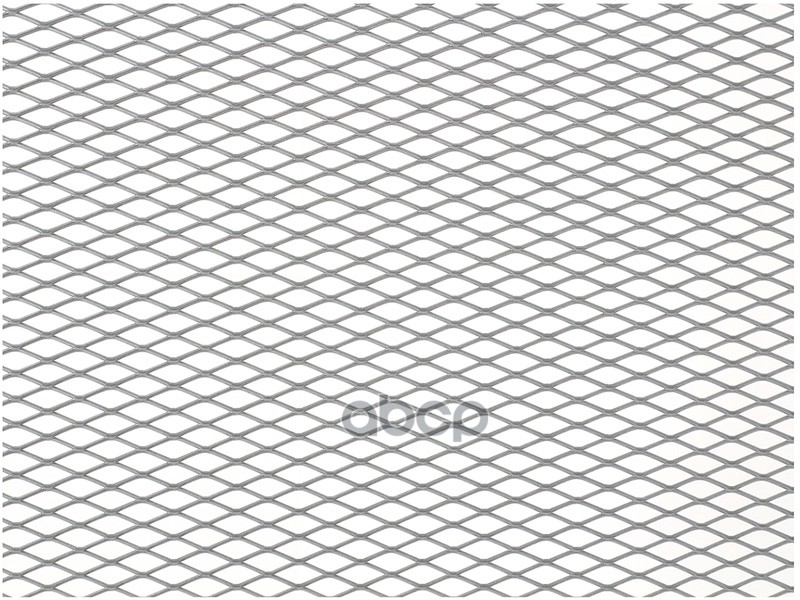 Облицовка радиатора (сетка) алюминий 100 х 40 см серебро ячейки 16 х 6 мм DolleX 071281