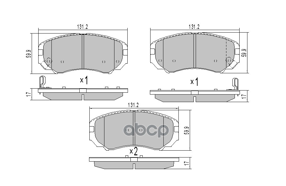 KI004 Колодки тормозные передние BARNETT
