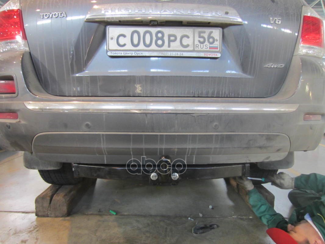 Фаркоп Toyota Highlander 2010-2014 фланцевое крепление шара