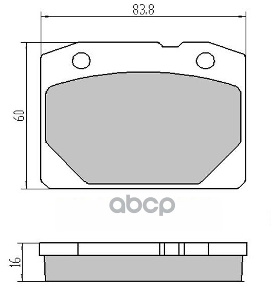 Комплект передних тормозных колодок, дисковый тормоз