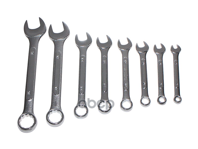 КЛЮЧИ комбинированные 8-19  (8 предметов) (хром)