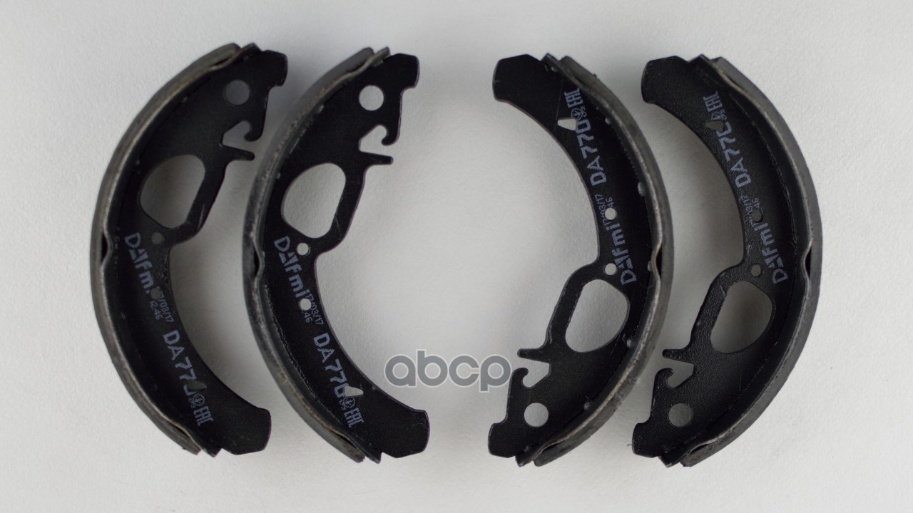 Колодки тормозные задние барабанные DAFMI , к-т., ( 1118 Калина, 2170 Приора с A