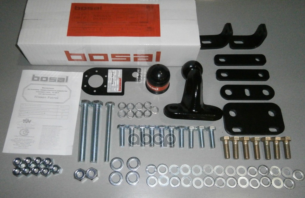 Фаркоп Nissan Patrol 2010-2025 фланцевое крепление шара