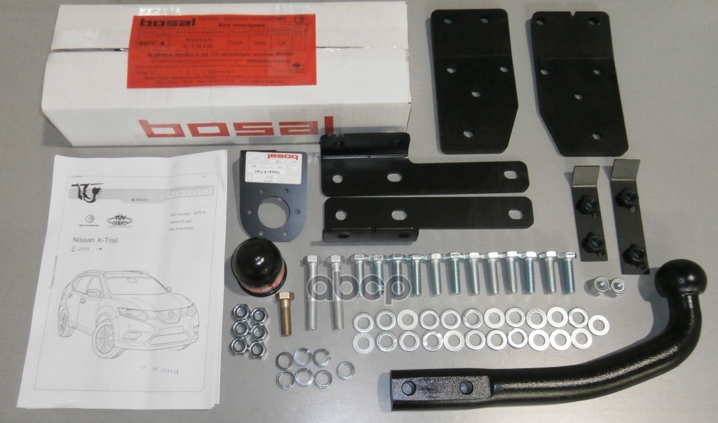 Фаркоп Nissan X-Trail T32 2014-2022 крепление шара на двух болтах