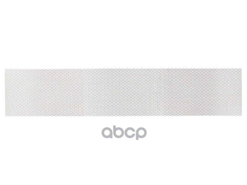 Облицовка радиатора (сетка) алюминий 100 х 20 см серебро ячейки 16 х 6 мм Dollex 071258