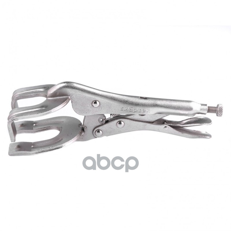 Зажим ручной, двойной, точечная фиксация, 225 мм