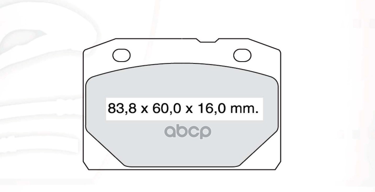 Колодки тормозные дисковые DAFMI SEMI METALLIC, к-т., ( Жигули ВАЗ 2101 - 2107 )