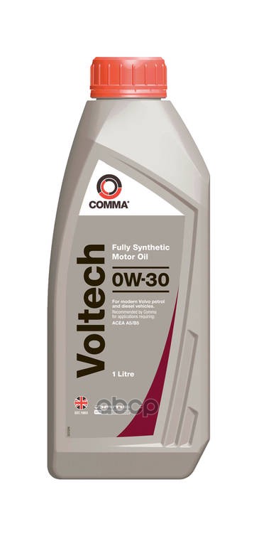 COMMA Comma 0W30 Voltech (1L) Масло Моторное! Синт Api Sl, Acea A5/B5