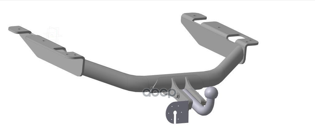 Фаркоп ГАЗ 2752 Соболь, ГАЗ 2217 Баргузин 1999- крепление шара на двух болтах