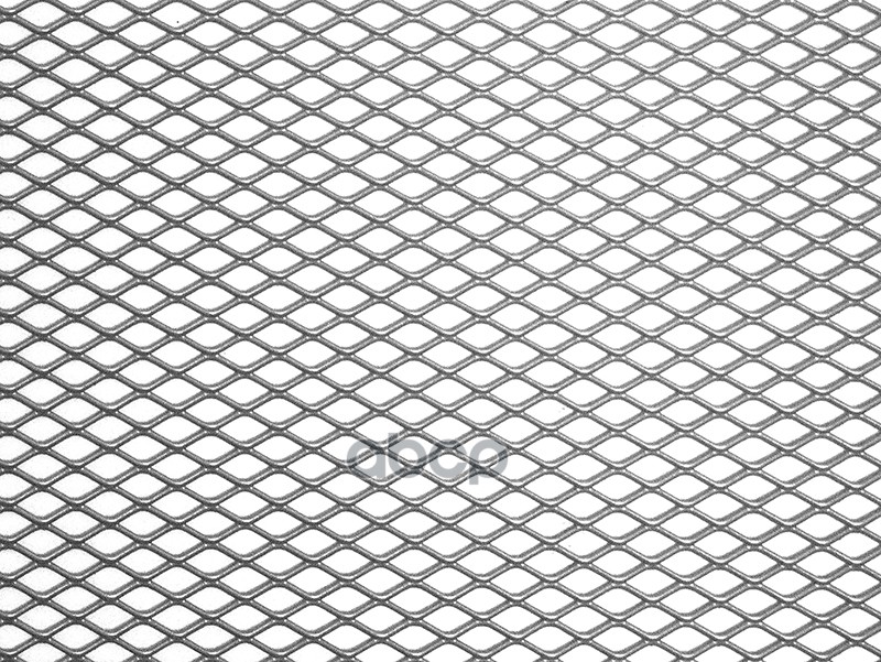 Облицовка радиатора (сетка) алюминий 120 х 20 см серебро ячейки 10 х 5,5 мм Dollex 101471