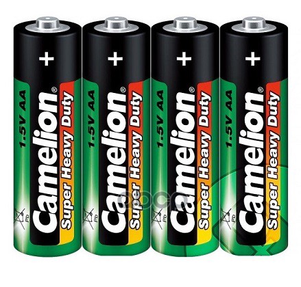 Батарейка солевая Camelion Super Heavy Duty AA 1,5V (4 шт) R6P-SP4G  1660 Camelion арт. R6P-SP4G