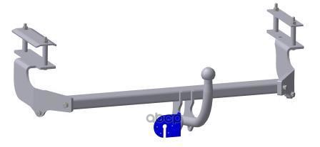 Фаркоп Chevrolet Aveo хетчбек 2008/3-2012, ZAZ Vida хетчбек 2012- крепление шара