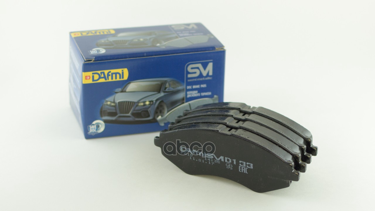 Колодки тормозные дисковые DAFMI SM, к-т.,(CHEVROLET Lacetti,DAEWOO Nubira_Legan