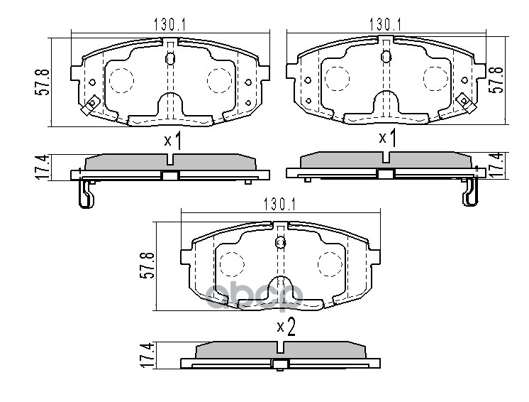 KI003 Колодки тормозные передние BARNETT