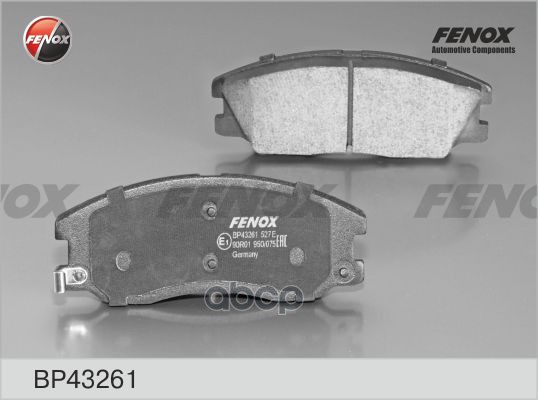Bp43261 Колодки Тормозные Передние ! Opel Antara, Chevrolet Captiva 06> FENOX арт. BP43261