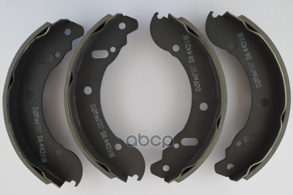 DAFMI DA443 КОЛОДКИ ТОРМ. БАРАБАННЫЕ (ГАЗ 3302-3502090, ГАЗЕЛЬ NEXT)