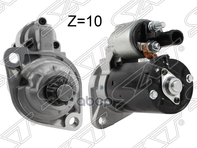 Стартер Audi A3 03-13 / Q3 11-19 (1,1 kW/ Z=10/ (восстановленный)) Sat арт. ST-02M911023S