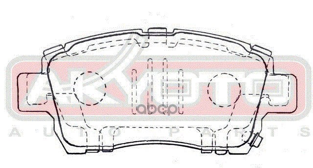 Колодки тормозные дисковые передние GEELY GEELY