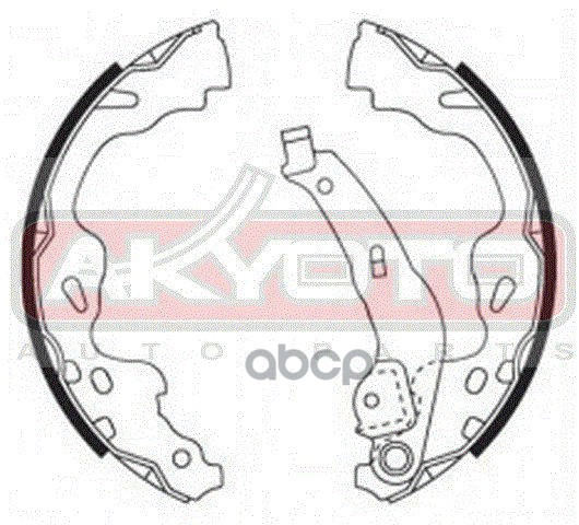 Колодки тормозные барабанные задние