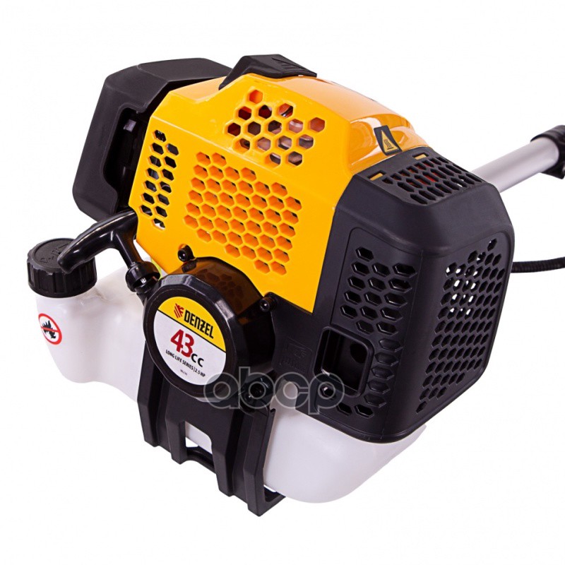 Триммер бензиновый DGT-430, 43см3, 2,5 л.с., неразъемная штанга, состоит из 2 ча