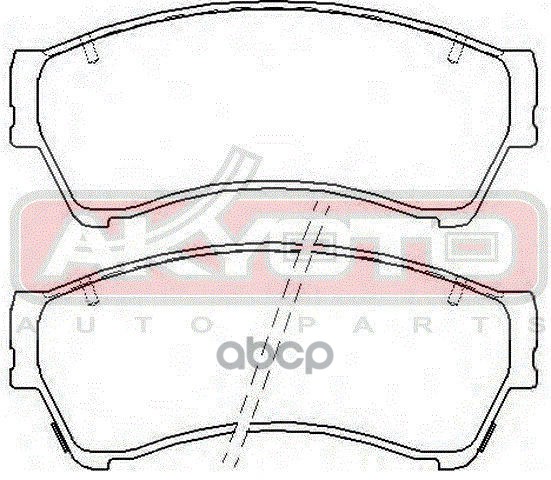 Колодки тормозные дисковые передние