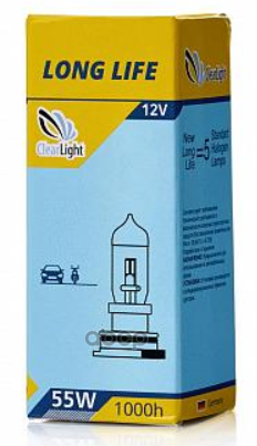 Лампа 12 В H4  60/55 Вт Long Life 1 шт. блистер ClearLight