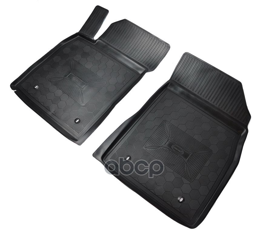 Коврики в салон передние 2шт полиуретан с крепежом Geely Emgrand X7 2013-