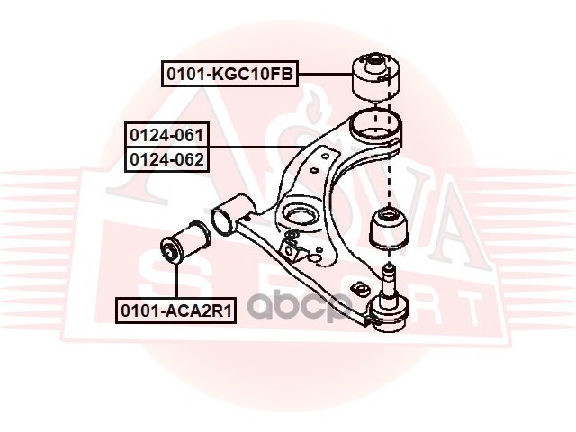 РЫЧАГ ПЕРЕДНИЙ ПРАВЫЙ