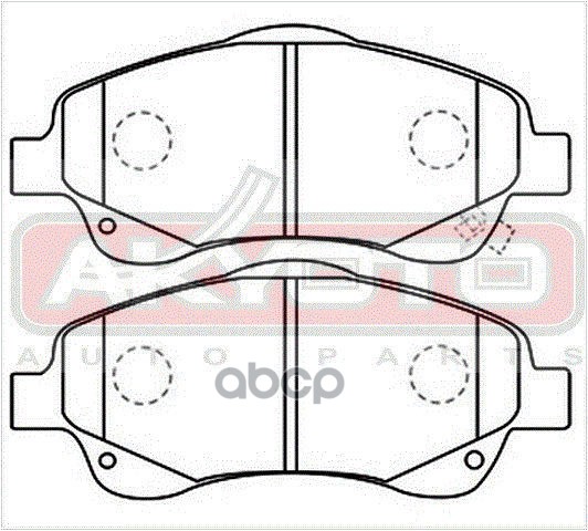 КОЛОДКИ ТОРМОЗНЫЕ ДИСКОВЫЕ ПЕРЕДНИЕ