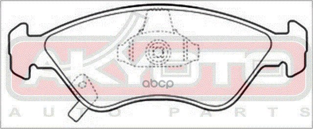 КОЛОДКИ ТОРМОЗНЫЕ ДИСКОВЫЕ ПЕРЕДНИЕ