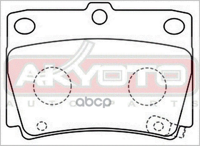 КОЛОДКИ ТОРМОЗНЫЕ ДИСКОВЫЕ ЗАДНИЕ