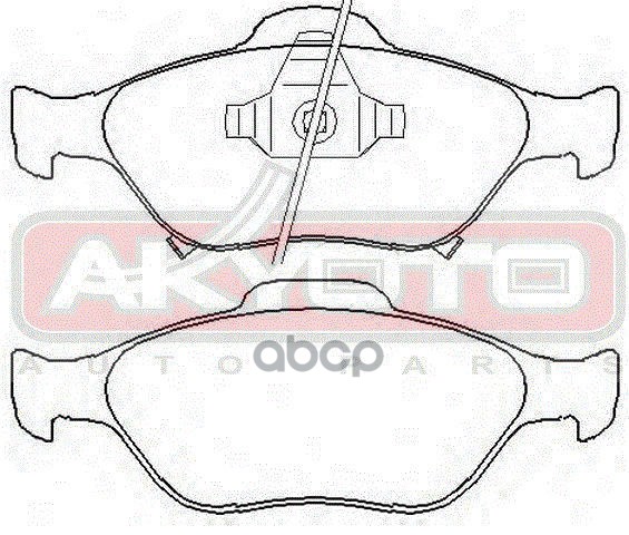 КОЛОДКИ ТОРМОЗНЫЕ ДИСКОВЫЕ ПЕРЕДНИЕ