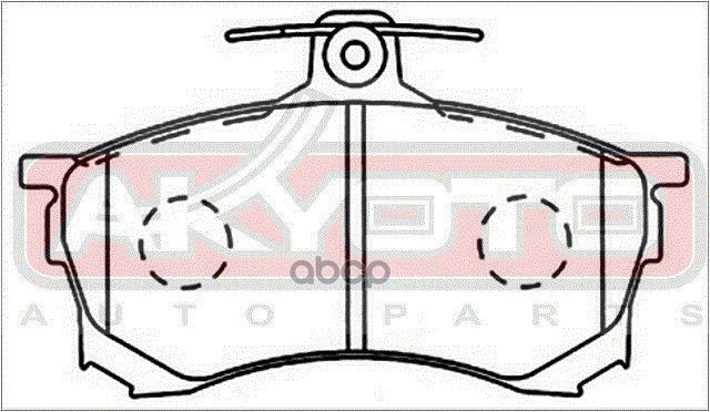 КОЛОДКИ ТОРМОЗНЫЕ ДИСКОВЫЕ ПЕРЕДНИЕ