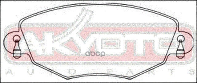 КОЛОДКИ ТОРМОЗНЫЕ ДИСКОВЫЕ ПЕРЕДНИЕ