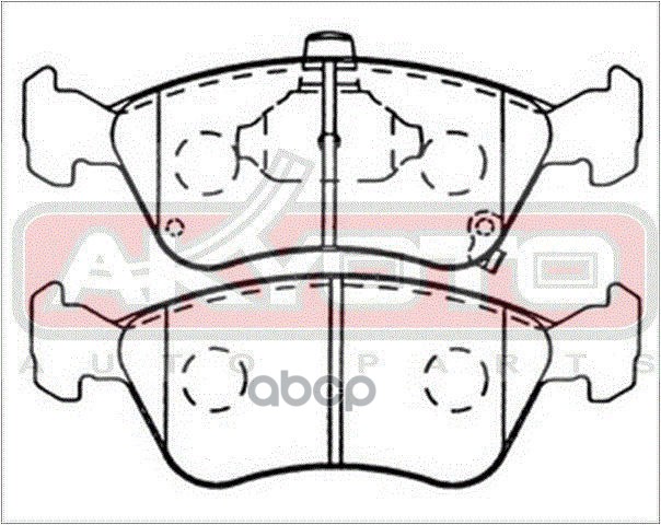 КОЛОДКИ ТОРМОЗНЫЕ ДИСКОВЫЕ ПЕРЕДНИЕ
